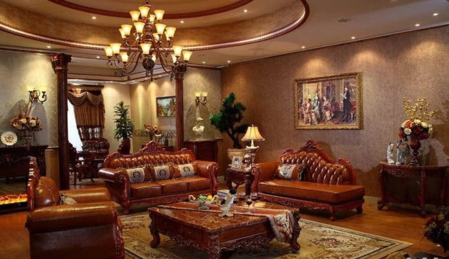 تابلوفرش روی دیوار اتاق پذیرایی