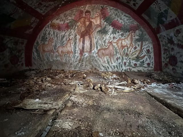 تصویر ۱۸۰۰ ساله مسیح در ایزنیک تصویر ۱۸۰۰ ساله مسیح در ایزنیک