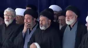 اشک‌های فرزندان رهبر شهید انقلاب در مراسم وداع