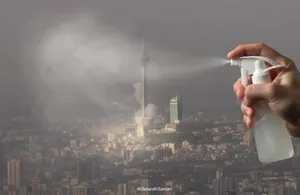ساخت فیلم هوش مصنوعی از آلودگی هوای تهران