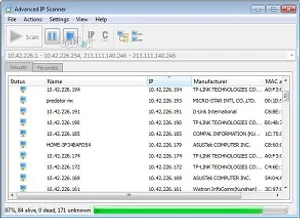 دانلود نرم افزار اسکن و یافتن آدرس های IP کامپیوترهای شبکه