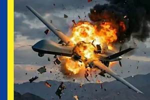 انهدام یک فروند پهپاد شناسایی پیشرفته «اوربیتر» بر فراز تنگه هرمز