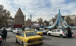 منظرۀ شهر «ورامین» در دوران احمدشاه