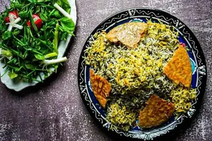 طرز تهیه سبزی پلو مخلوط