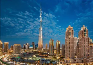 سرعت آسانسور برج خلیفه را ببینید از طبقه ۱ تا ۱۲۳