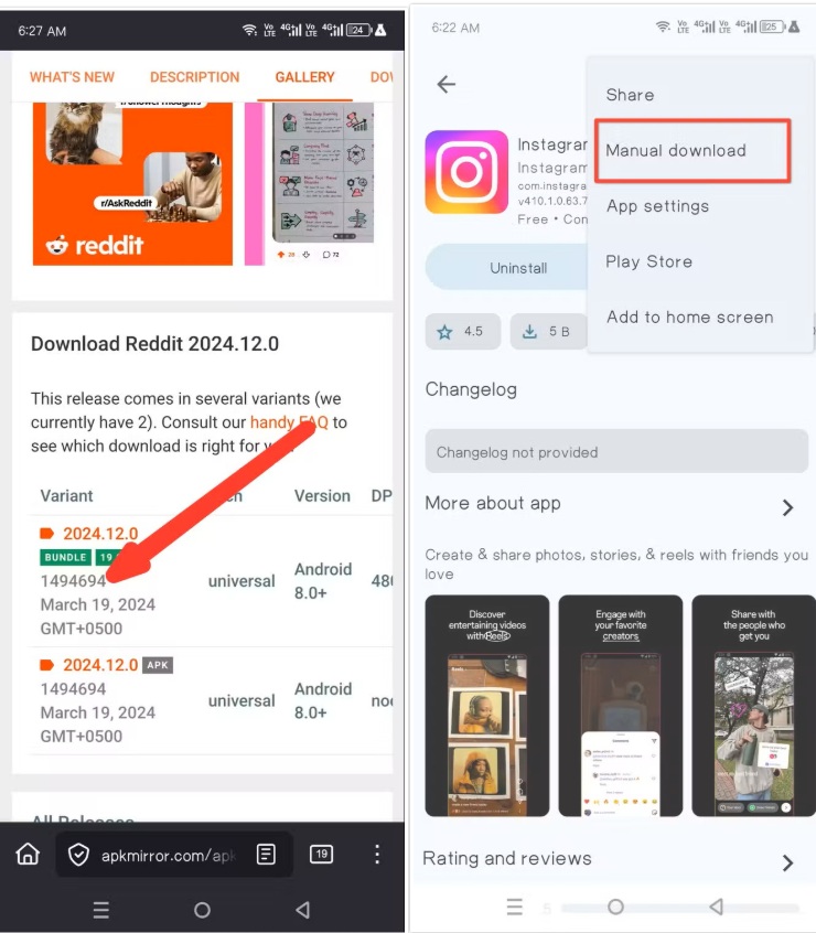 برنامه‌های اندروید