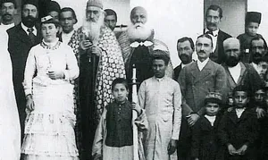 قابی از یک «مراسم عروسی ارمنی» در محله جلفا اصفهان و در دوره قاجار