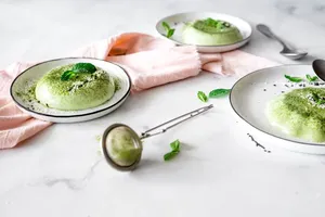 طرز تهیه پاناکوتای چای سبز؛ دسر به سبک ژاپنی