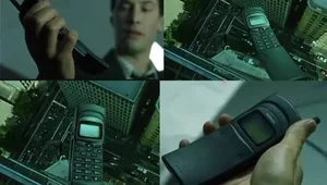 گوشی نوکیا که با فیلم ماتریکس معروف شد