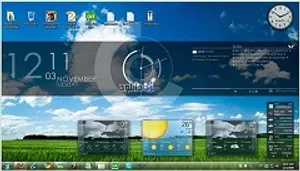 دانلود نرم افزار زیباسازی ویندوز (Rainmeter)